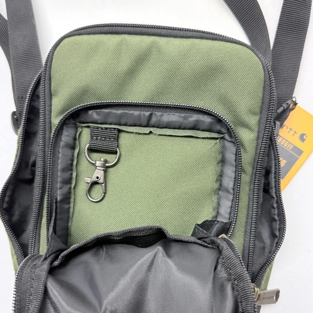 Carhartt Crossbody Zip Bag Durable Adjustable Sling Bag Zipper Closure Unisex